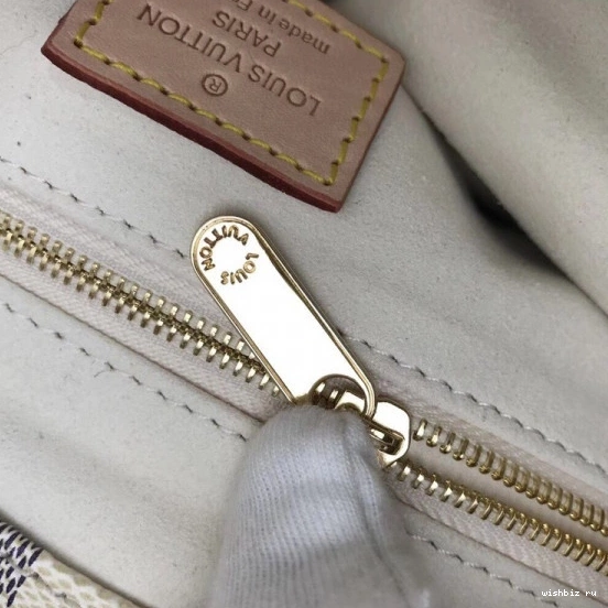 WIS DAMIER MM LOUIS AZUR VUITTON BAG ARTSY 0708
